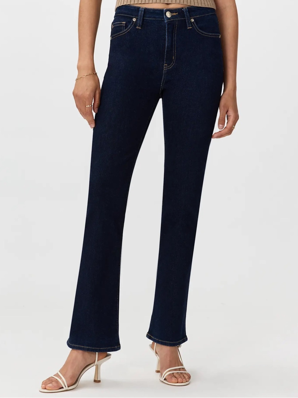 Quince Dark Indigo Flare Jeans
